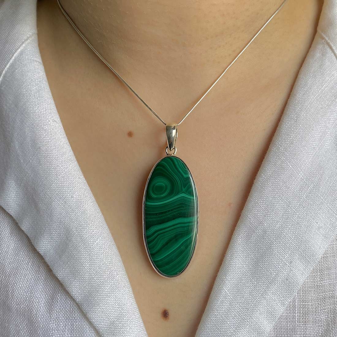 Malachite Pendant-(MLC-P-19.)